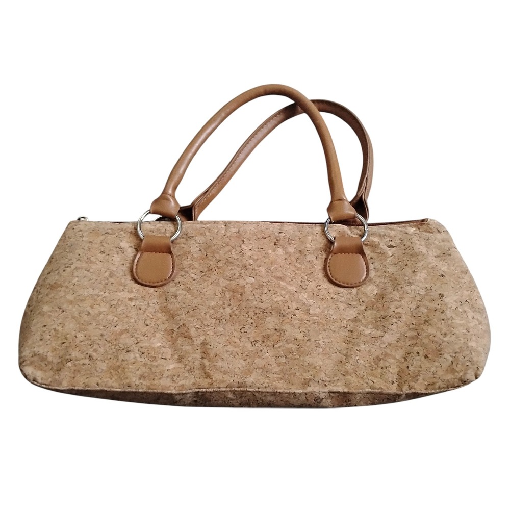 Primeware Insulated Wine Clutch Cork Travel Bag for 750ml Bottle Tan